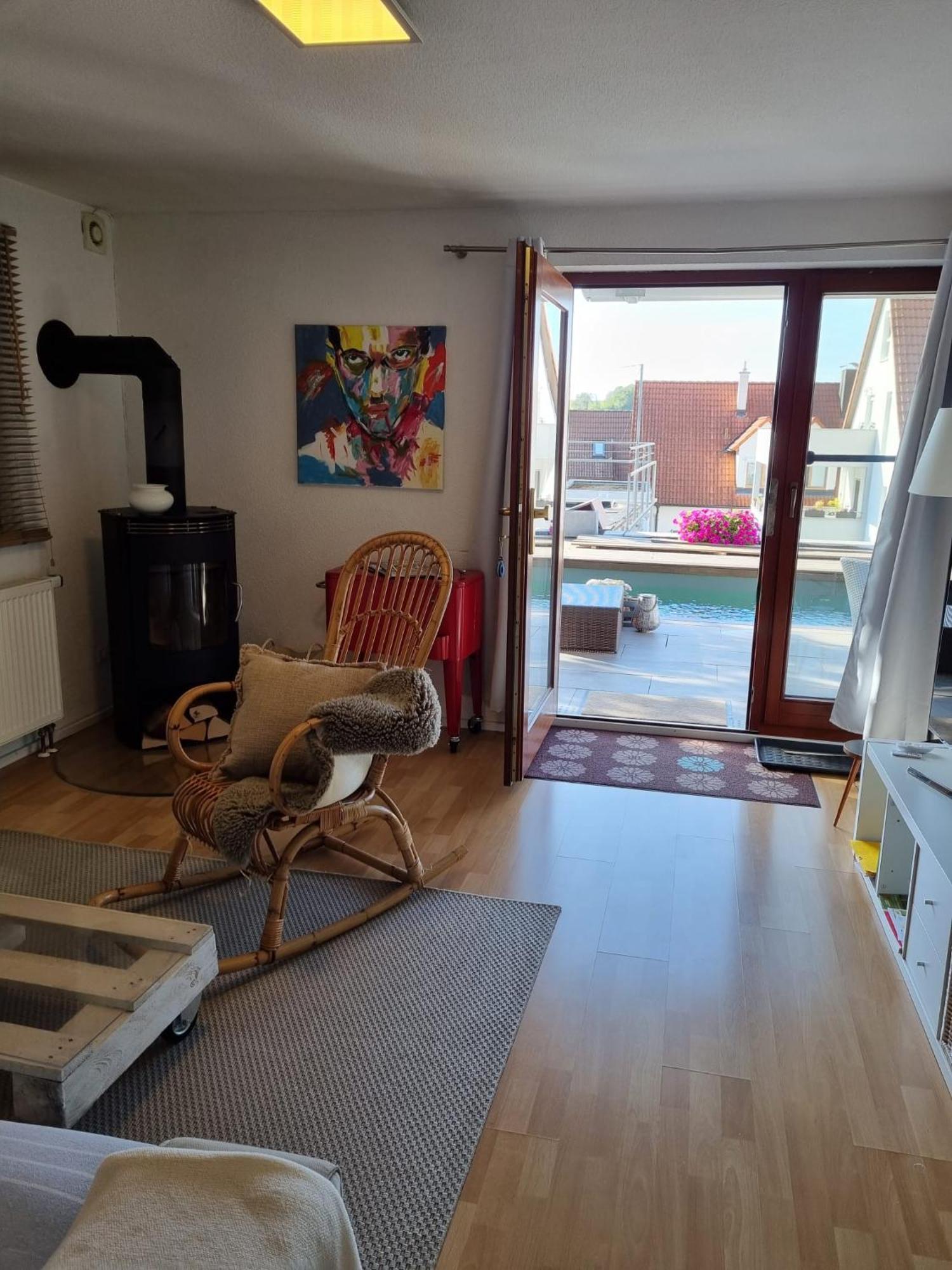 Studio 22, Terrasse,Pool,Sauna,Ofen Neuffen Esterno foto
